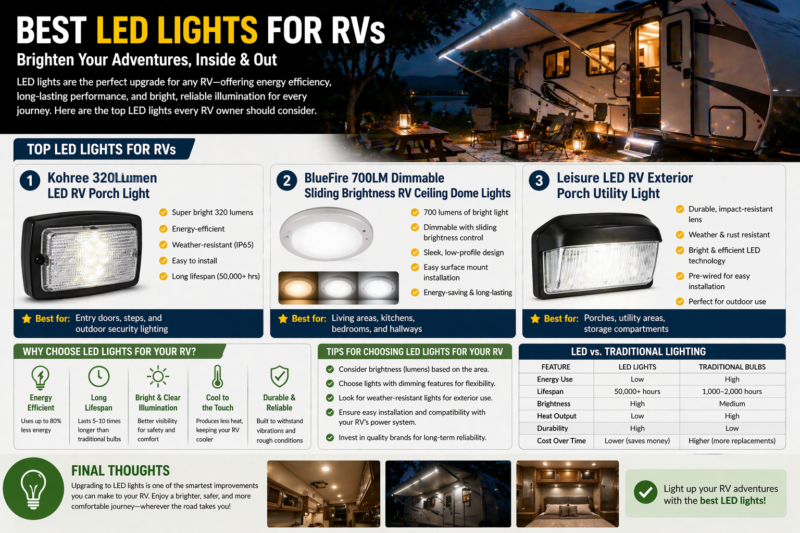 Best LED Lights for RVs