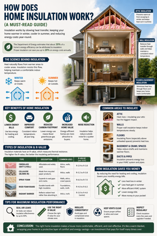How Does Home Insulation Work - Complete Guide