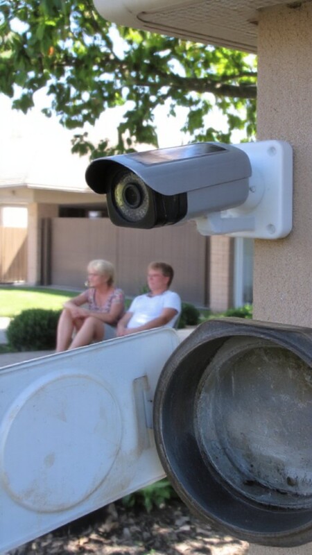 cost effective solar surveillance system