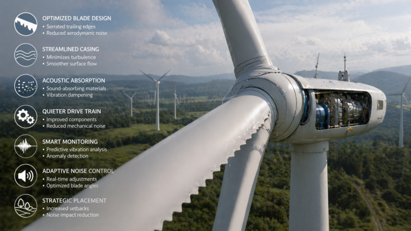 Wind Turbine Noise Reduction Methods